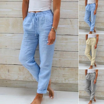 Jasmijn™|Stijlvolle Broek van Katoen en Linnen