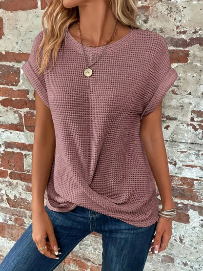 Fleur™|Modieus T-shirt met Ronde Hals