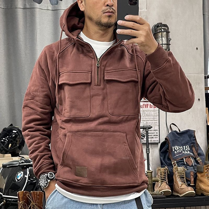 Xavier™|Comfortabele Winter Hoodie Met Rits Van Hoge Kwaliteit