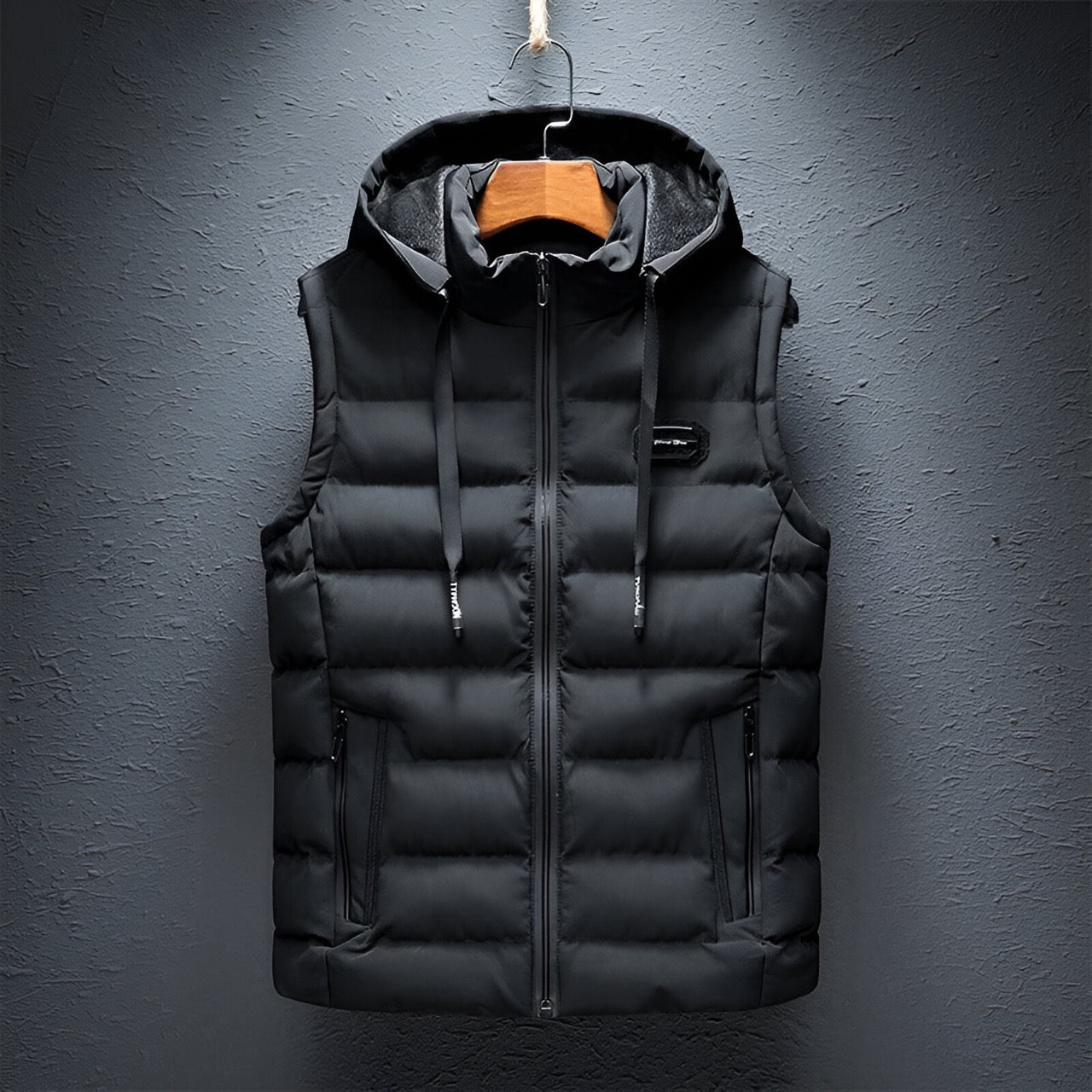 Alwin™|Herenvest met Capuchon