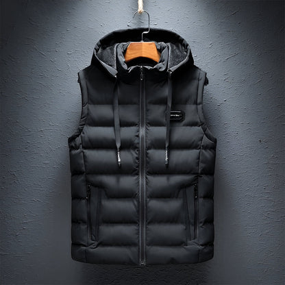 Alwin™|Herenvest met Capuchon