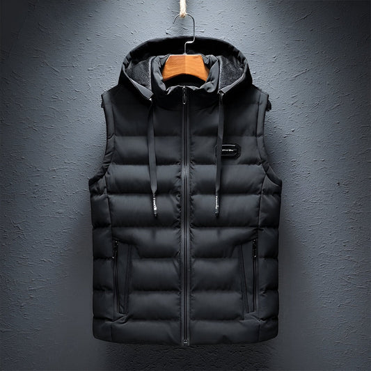 Alwin™|Herenvest met Capuchon
