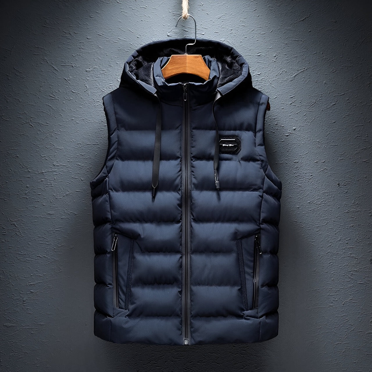 Alwin™|Herenvest met Capuchon