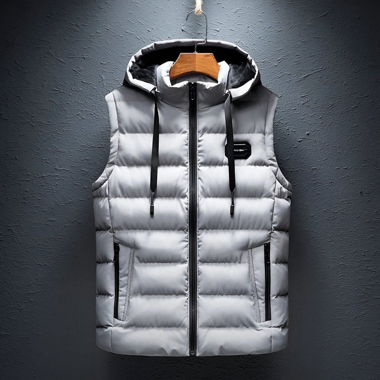 Alwin™|Herenvest met Capuchon