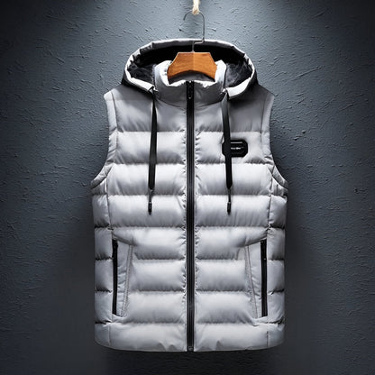 Alwin™|Herenvest met Capuchon