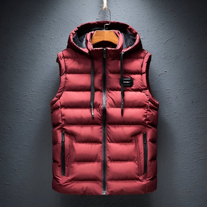 Alwin™|Herenvest met Capuchon